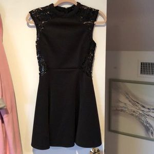 Black Lace Fit and Flare